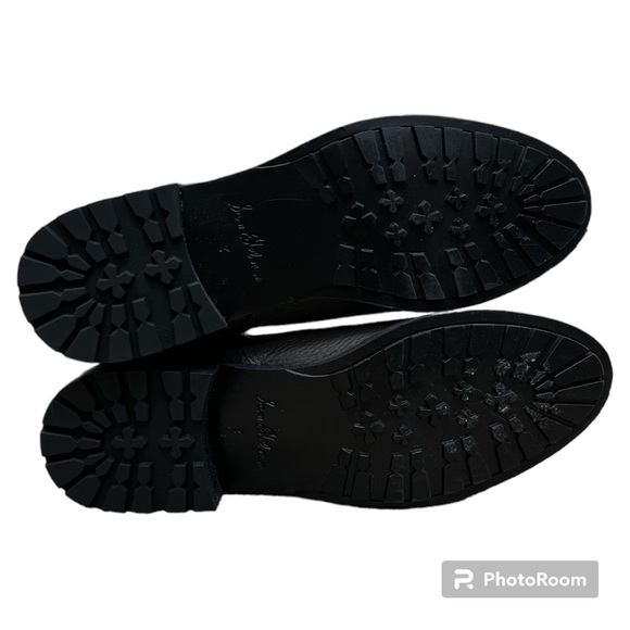 Tall riding boot gray pebble grain leather Sam Edelman “Ryan” NEVER WORN 8 - Picture 7 of 8